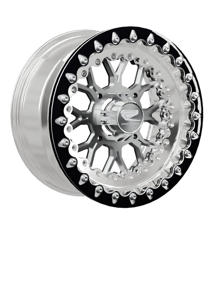 Wishbone - FF Forged Polished Beadlock - Silver - 15x7 | 4x136 / Contrast Machined V.1 / Yes