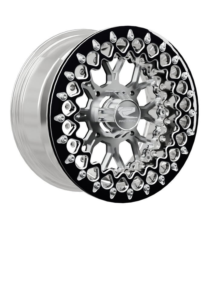 Wishbone - FF Forged Polished Beadlock - Silver - 15x7 | 4x136 / Contrast Machined V.2 / Yes
