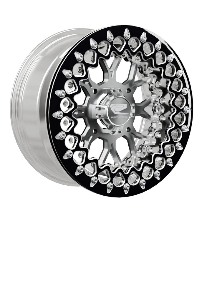 Wishbone - FF Forged Polished Beadlock - Silver - 15x7 | 4x136 / Contrast Machined V.2 / No