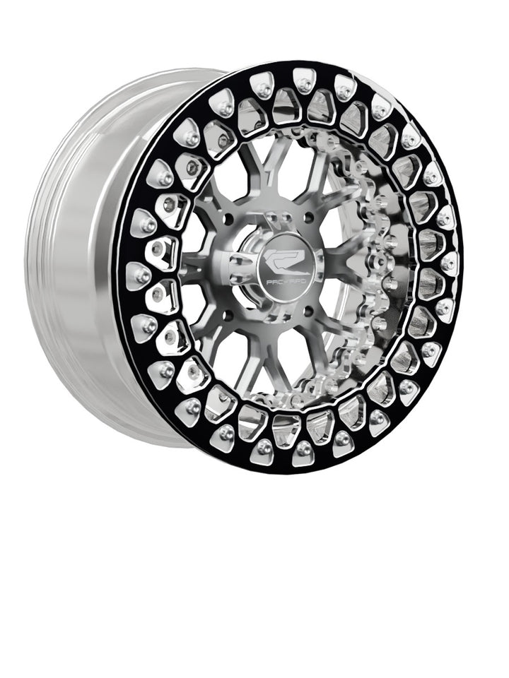 Wishbone - FF Forged Polished Beadlock - Silver - 15x7 | 4x136 / Contrast Machined V.3 / No