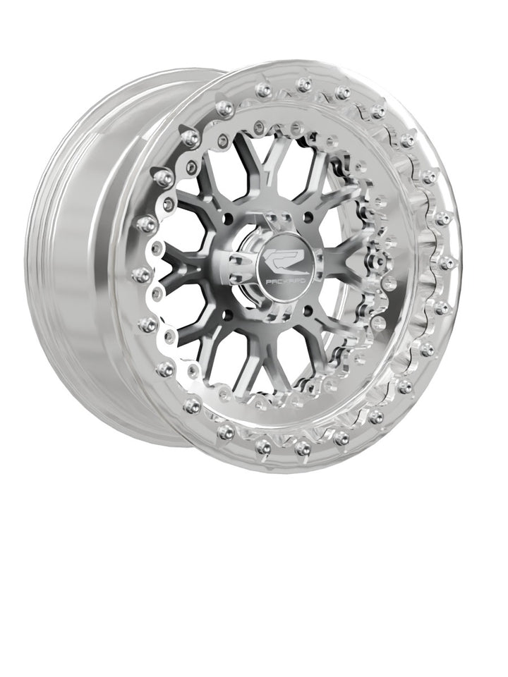 Wishbone - FF Forged Polished Beadlock - Silver - 15x7 | 4x136 / Polished V.1 / No