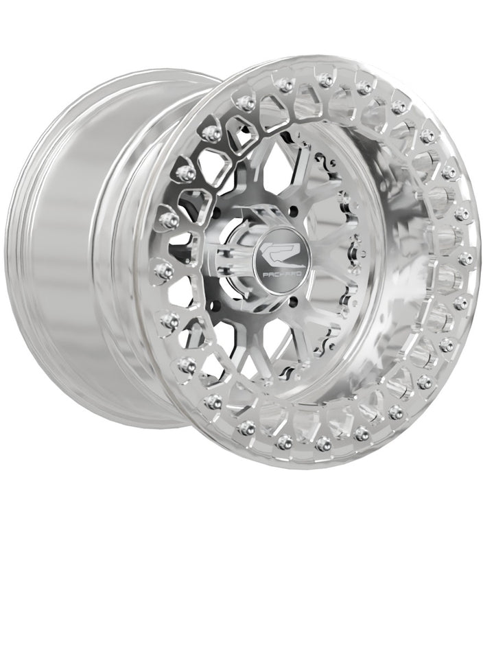 Wishbone - FF Forged Polished Beadlock - Silver - 15x11 | 4x136 / Polished V.3 / Yes