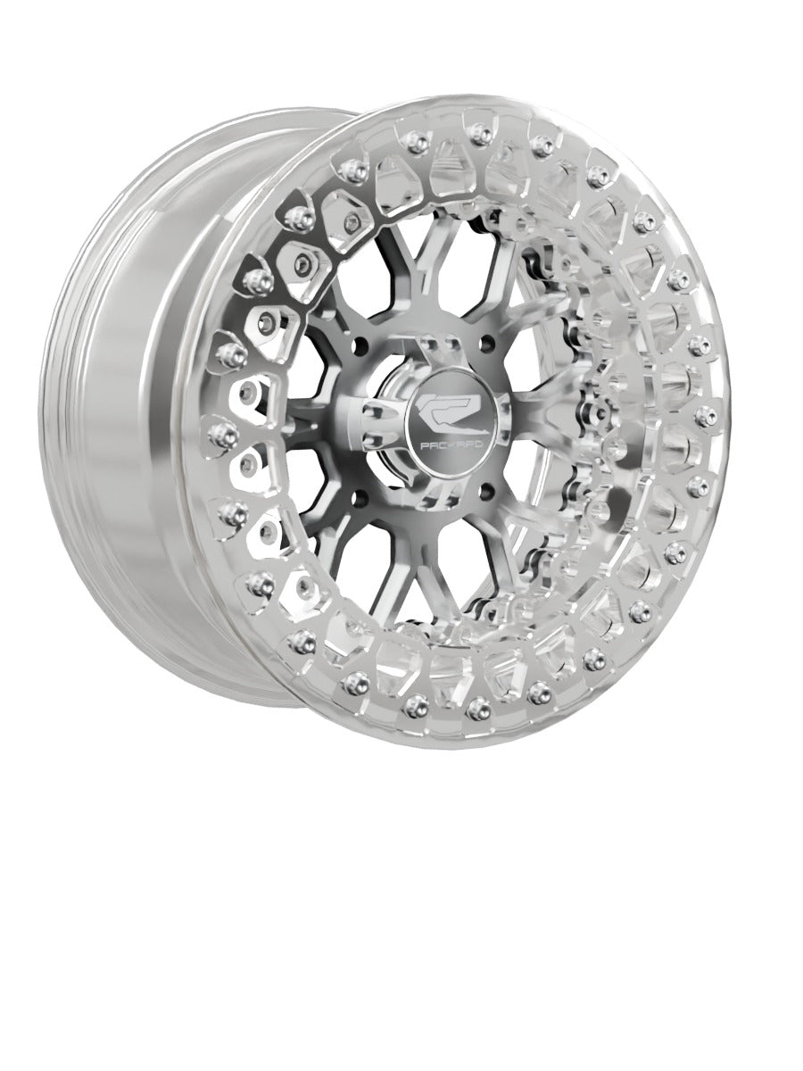 Wishbone - FF Forged Polished Beadlock - Silver - 15x7 | 4x136 / Polished V.3 / No