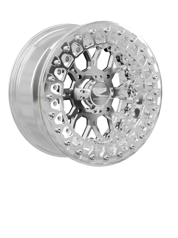 Wishbone - FF Forged Polished Beadlock - Silver - 15x7 | 4x136 / Polished V.3 / No