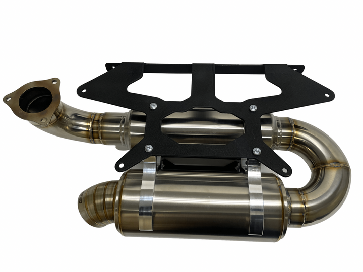 Packard Performance 3" Slip on Exhaust (Dual Muffler) for Polaris RZR Turbo and Turbo S